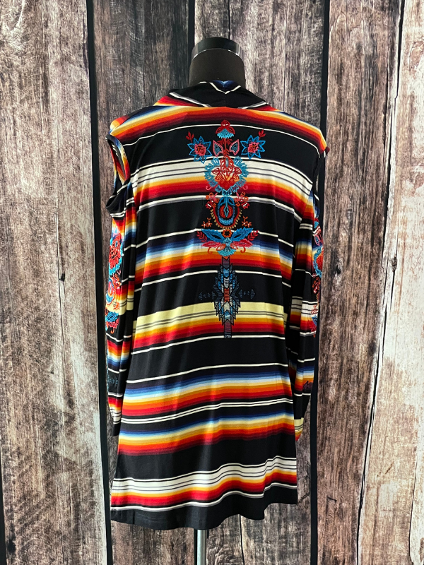 Vintage Collection Cold Shoulder Serape Top