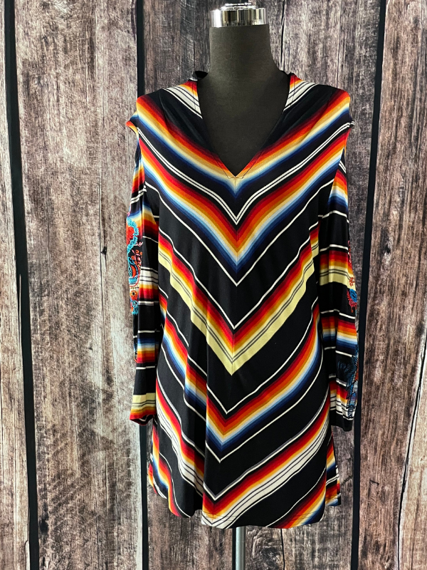 Vintage Collection Cold Shoulder Serape Top