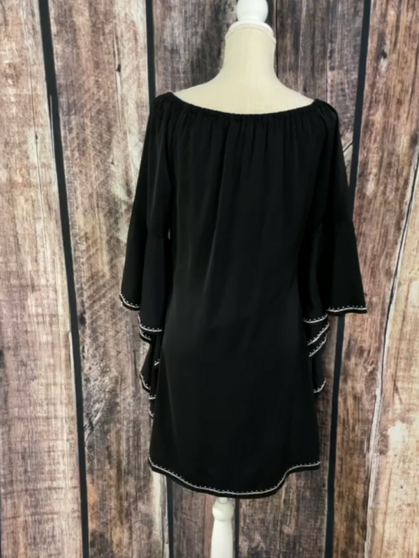 Adrianna Black Dress Rockwell Tharp