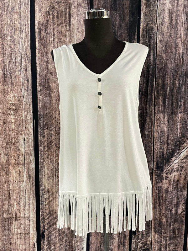 Abby Tank Top Tasha Polizzi White