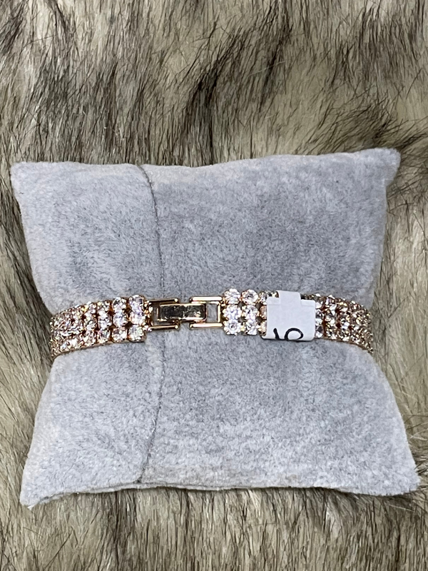 Rose Gold Bracelet Tri Strand