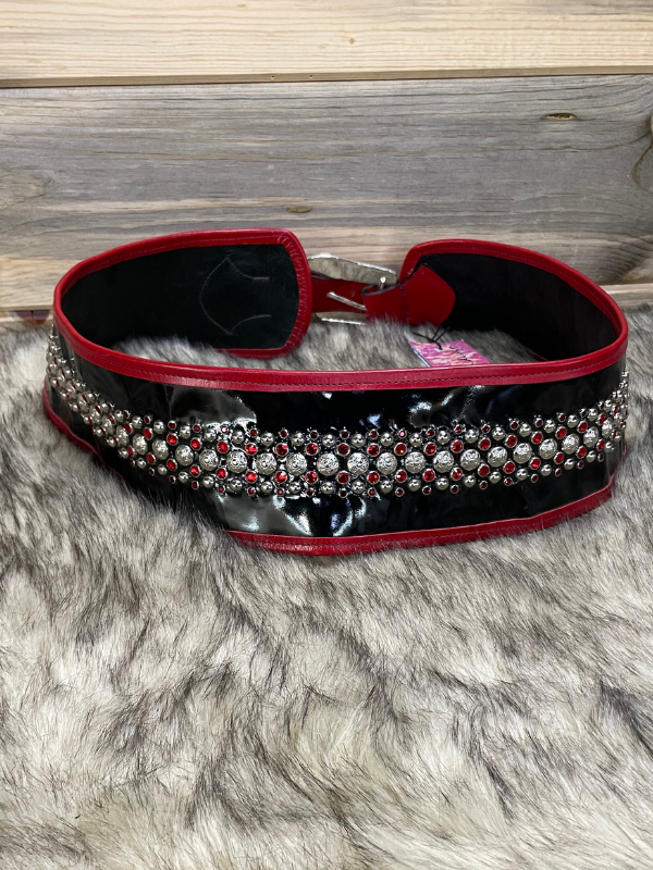 Black and Red Kurtmen Belt