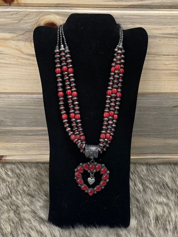 Red Heart Necklace