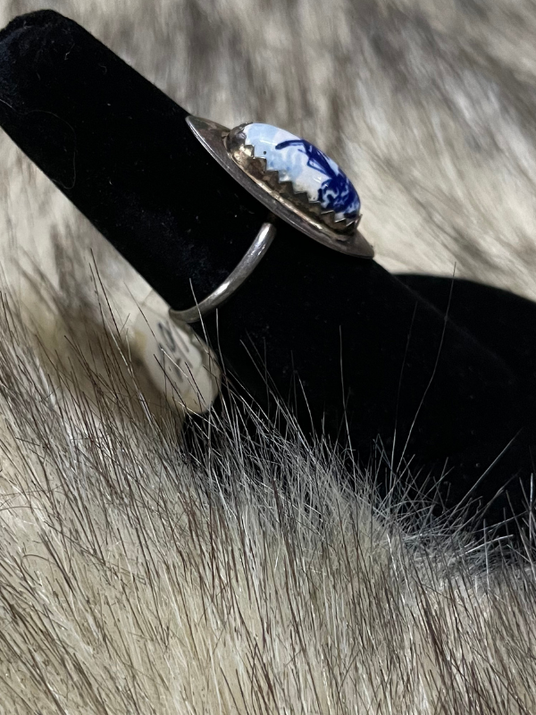 Vintage Sterling Windmill Ring