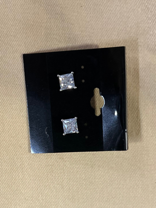 Square Stud Earrings