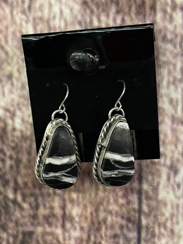 White Buffalo Earrings