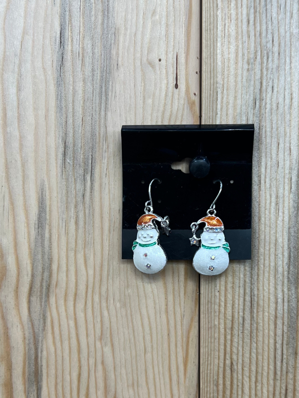 Snowman Earrings