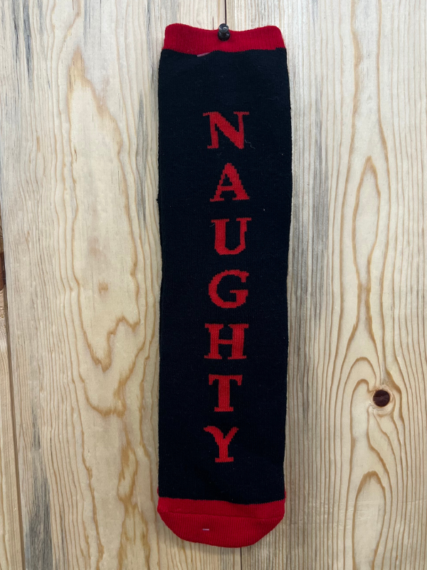 Naughty Nice Christmas Socks