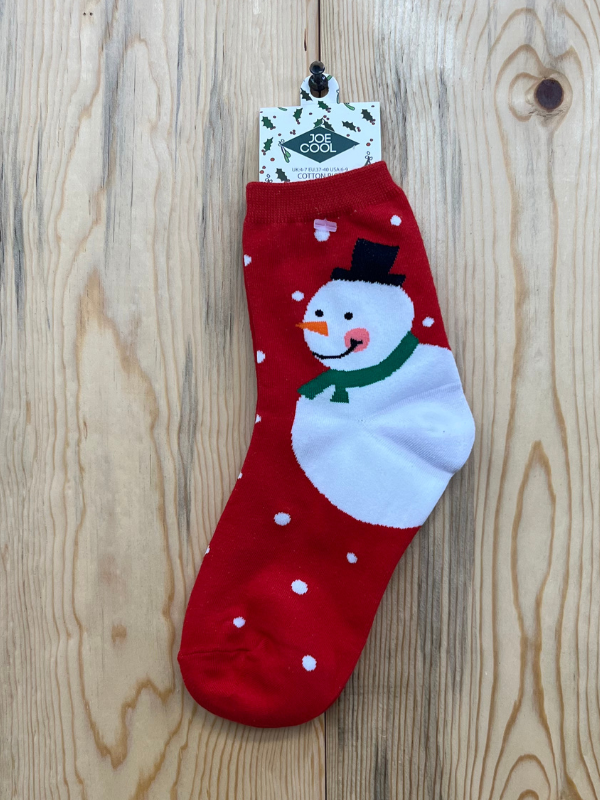 Snowman Christmas Socks