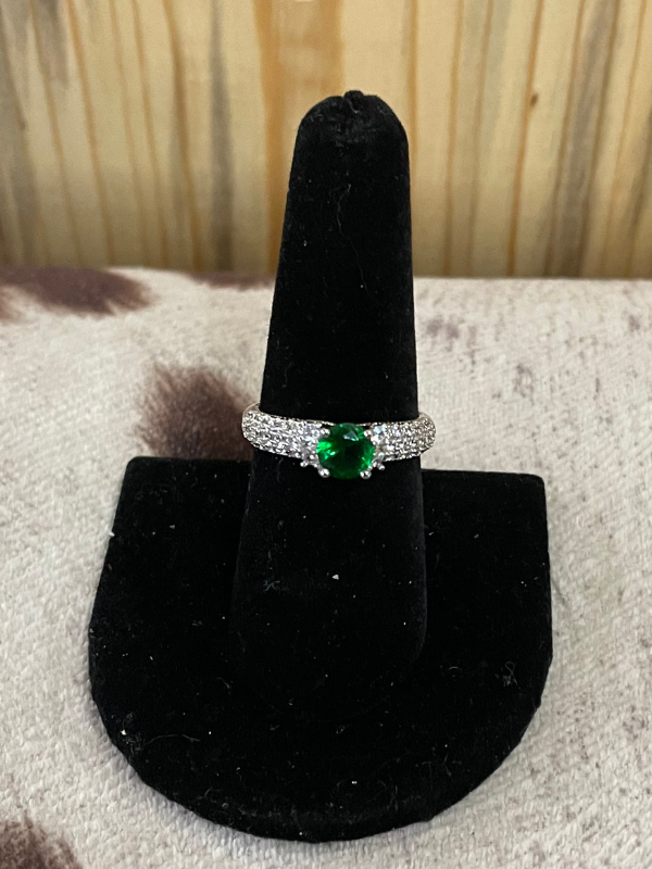 Emerald Green Ring